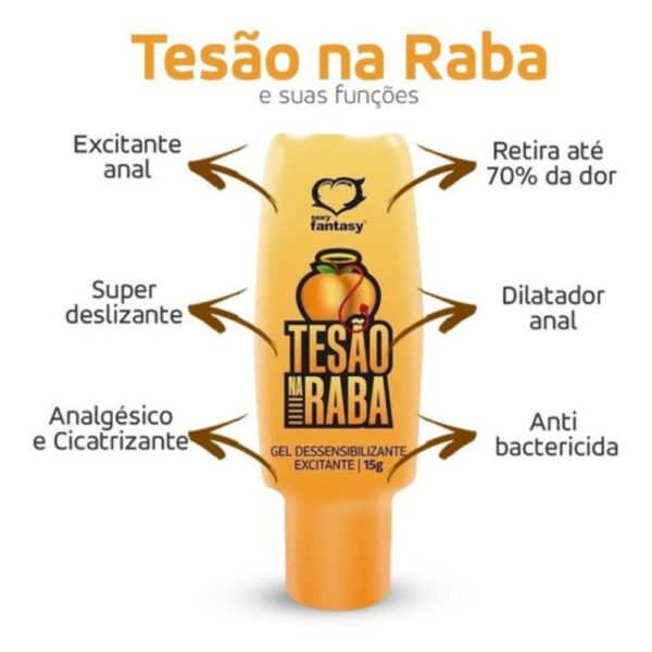 Tesão na Raba Gel Dessensibilizante Excitante